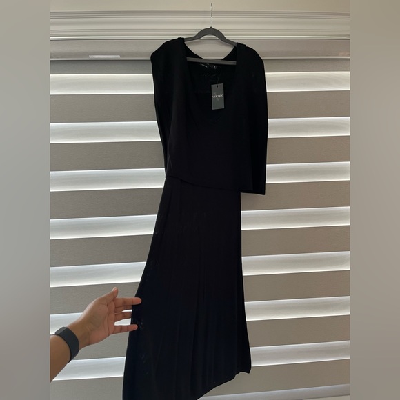 NWT Vertigo Cape Bolero Dress- classy with comfort. Size S very soft and unique! - Picture 4 of 5